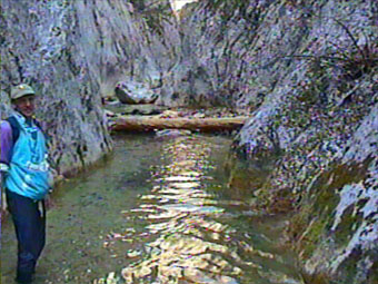 Одно из самых узких мест Большого каньона Крыма